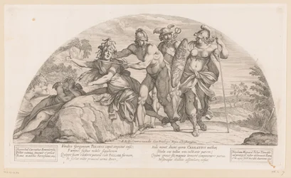 Perseo decapita a Medusa Historias de la Odisea (título de la serie)