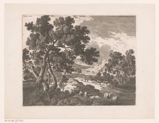 paisaje con pastores