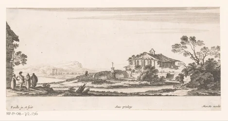 paisaje con capilla
