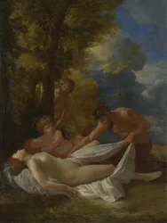Ninfa con sátiros, ca 1627