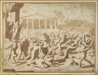 Estudio para el rapto de las sabinas, c.1633
