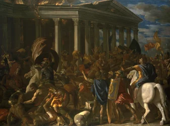 La destrucción y saqueo del Templo de Jerusalén
