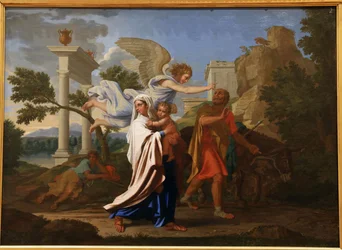 La huida a Egipto, 1657