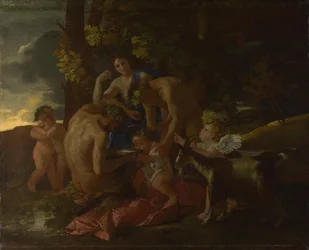 La crianza de Baco, ca. 1628-1629