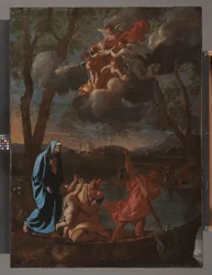 El regreso de la Sagrada Familia a Nazaret, c.1627 (óleo sobre lienzo)