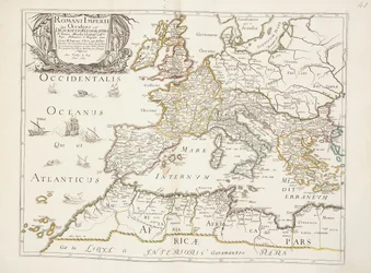 Mapa del Imperio Romano, c.1675-76