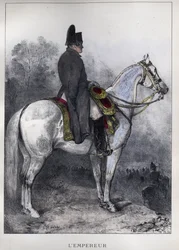 Napoleón con abrigo