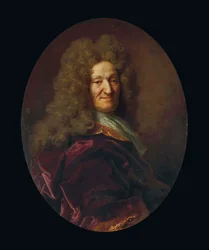 Retrato de Jean de La Fontaine, 73 años, c.1694 (óleo sobre lienzo)