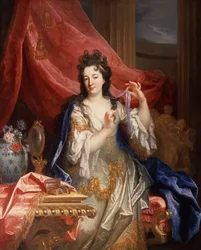 Retrato de mujer, c.1696 (óleo sobre lienzo)