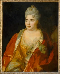 Retrato de una dama de la que se dice que es Marie-Anne Mancini, duquesa de Bouillon ...