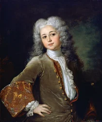 Retrato de un joven con peluca
