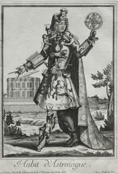 Trajes fantásticos: Traje del astrólogo, c. 1690