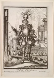 Trajes fantásticos: Traje del fabricante de fuegos artificiales, c. 1690