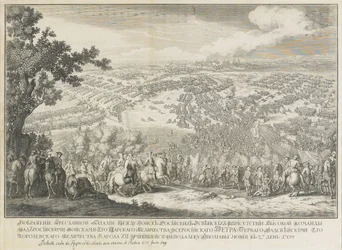 La Batalla de Poltava el 27 de junio de 1709