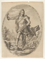 Sansón de Héroes y Heroínas del Antiguo Testamento, ca. 1597
