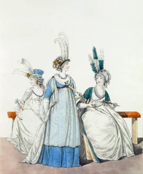 Vestidos de noche para la ópera y conciertos, fig. 96, fig. 97 y fig. 98 de 