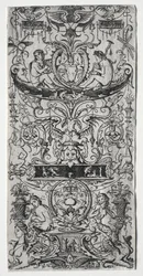 Panel de ornamento inscrito Victoria Augusta