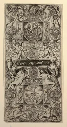 Panel de Ornamento con Orfeo y el Juicio de Paris