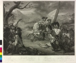 El 19.10.1796 Archiduque Karl en la batalla de Emmendingen