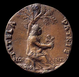 Medallón representando a Lorenzo de Médici, conocido como el Magnífico