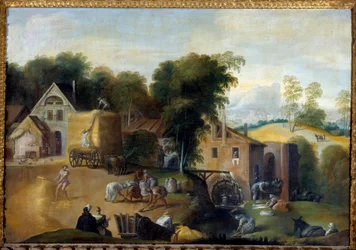 El aventamiento del grano