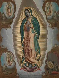 La Virgen de Guadalupe con las Cuatro Apariciones, 1773