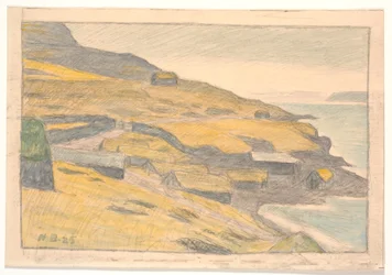 Paisaje de Nolsø, Islas Feroe