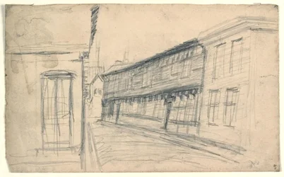 Casas a lo largo de una calle