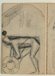 Boceto para la tumba de Poul S. Christiansen