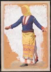 Mujer bailando. Megara