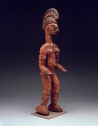 Figura femenina de pie, finales del siglo XIX a XX