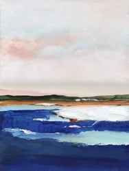 Horizonte del océano azul