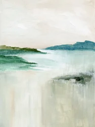 Abstracto costero brumoso