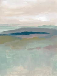Paisaje lacustre en tonos apagados