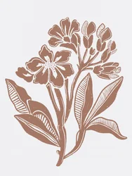 Ilustración floral rústica