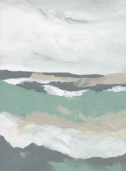 Olas marinas abstractas y serenas