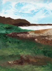 Paisaje costero sereno