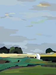 Paisaje rural sereno