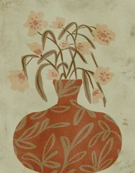 Jarrón de terracota «Blossoms»