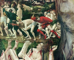 El martirio de los diez mil (detalle)