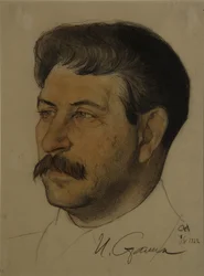 Retrato de Joseph Stalin 1879-1953, 1922