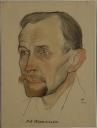 Retrato de Otto Wilhelm Wille Kuusinen