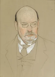 Retrato del pintor Ilya Ostroukhov 1858-1929, 1923