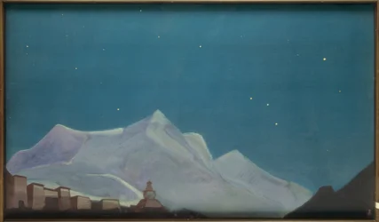 Hemis, monasterio / Pintura de N.K. Roerich