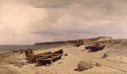 Parte de la playa de Jæren