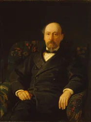 Retrato del poeta Nikolay Nekrasov 1821-1877, 1872