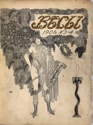 Portada de la revista simbolista Vesy La Balanza, 1906