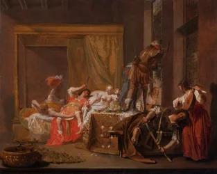 Escena de la boda de Mesalina y Gayo Silio, c.1645-c.1650