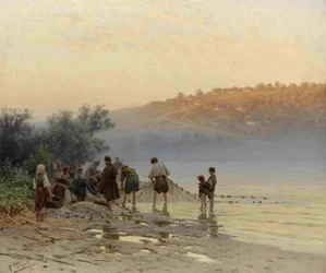 Pescador en el Dniéper, 1898