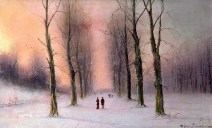 Escena de Nieve - Parque Wanstead